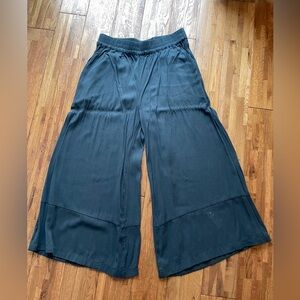Silence + Noise Charcoal Wide Leg Pants